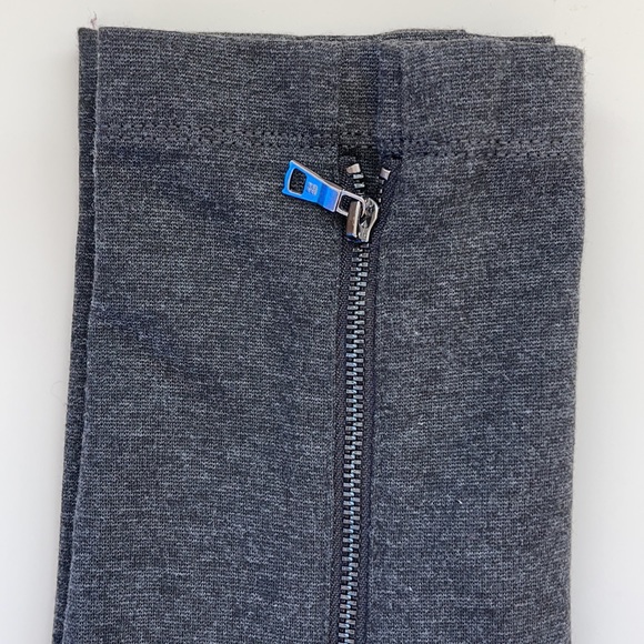 Bcbgmaxazria Black and Gray Kimana Zip Leggings - Picture 4 of 8